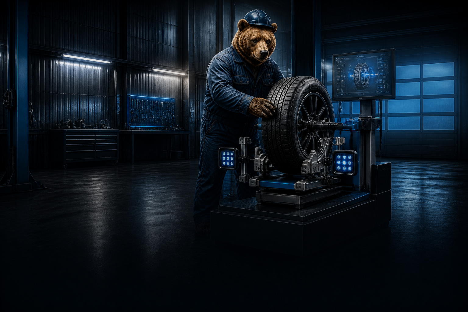 3D-развал-схождение в автосервисе «Сибирь»